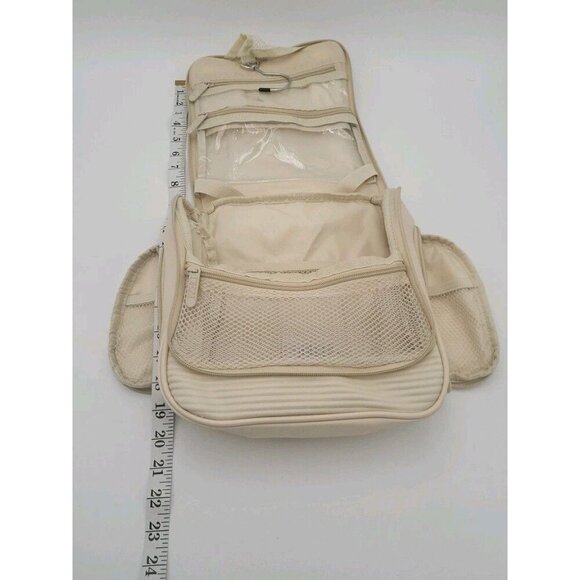 DEZI Skin Pack It All Multi Purpose Hanging Travel Bag Soft Hook PU Leather - Picture 12 of 13